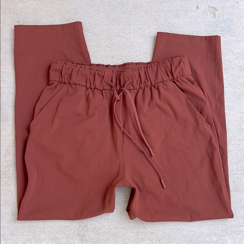 Lululemon Rust Red Drawstring Pants - image 1